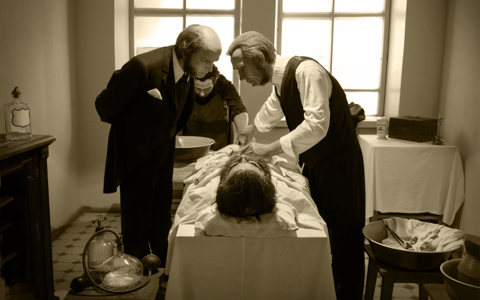 Historical picture of dental anesthesia